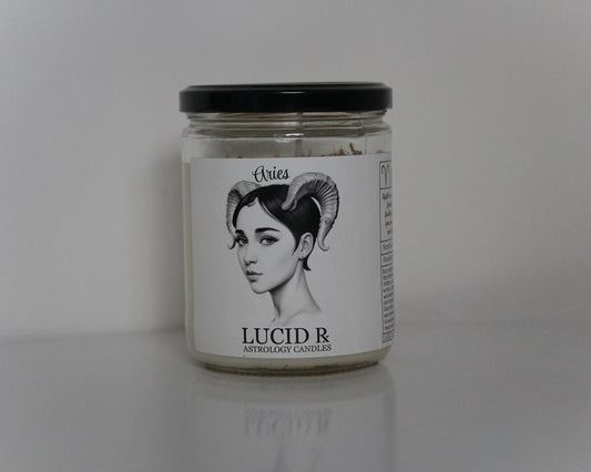 Aries Astrology Candle
