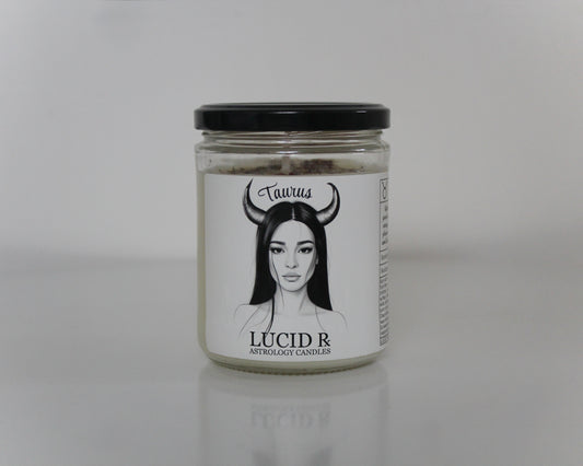 Taurus Astrology Candle