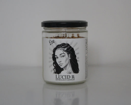 Leo Astrology Candle