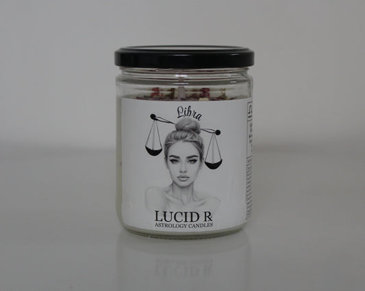 Libra Astrology Candle