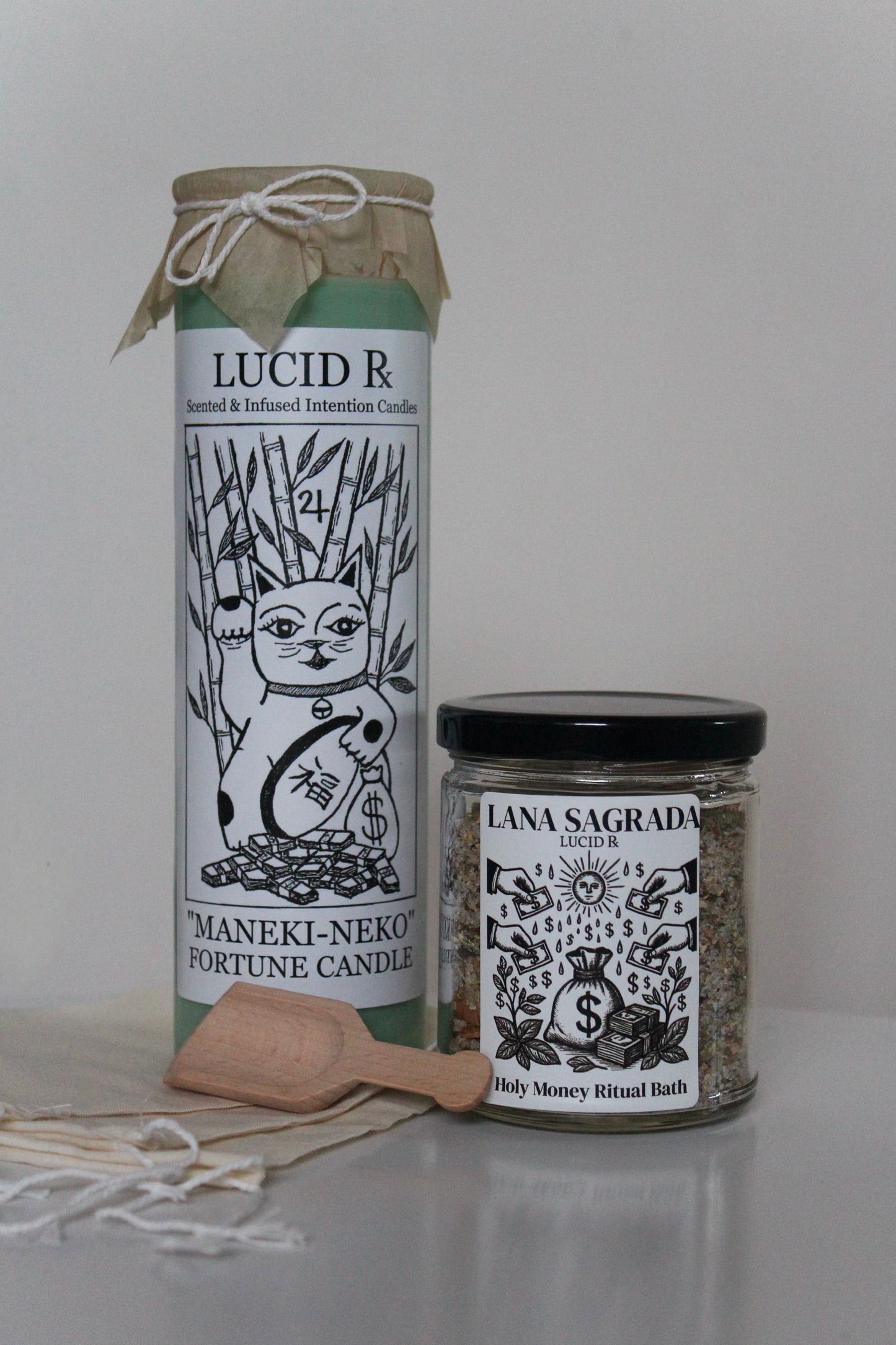 "Maneki-Neko" Fortune Candle